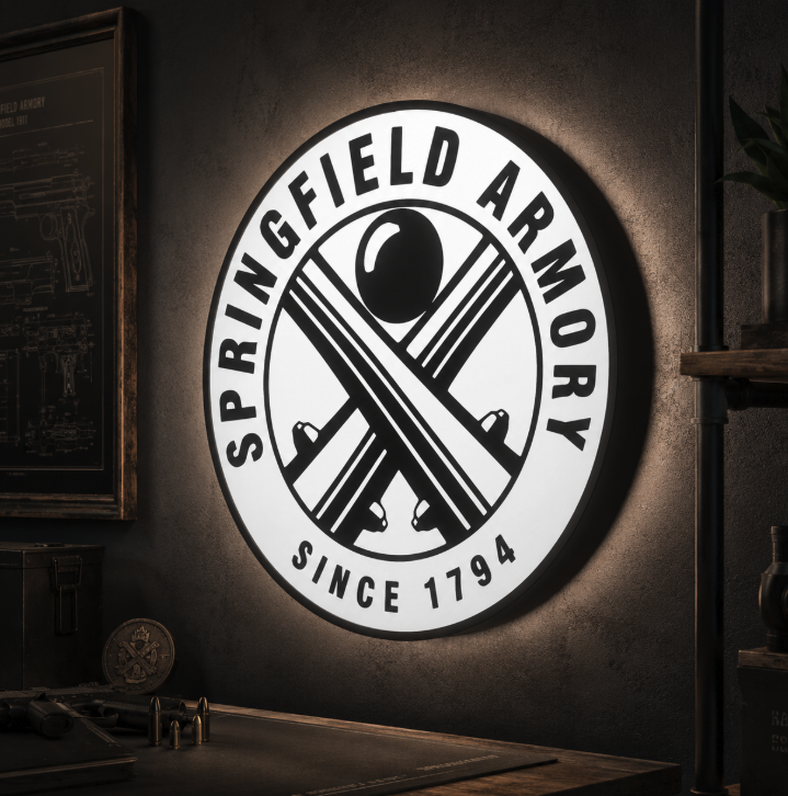 Springfield Armory LED Lightbox | Multicolor 3D Printable 3MF