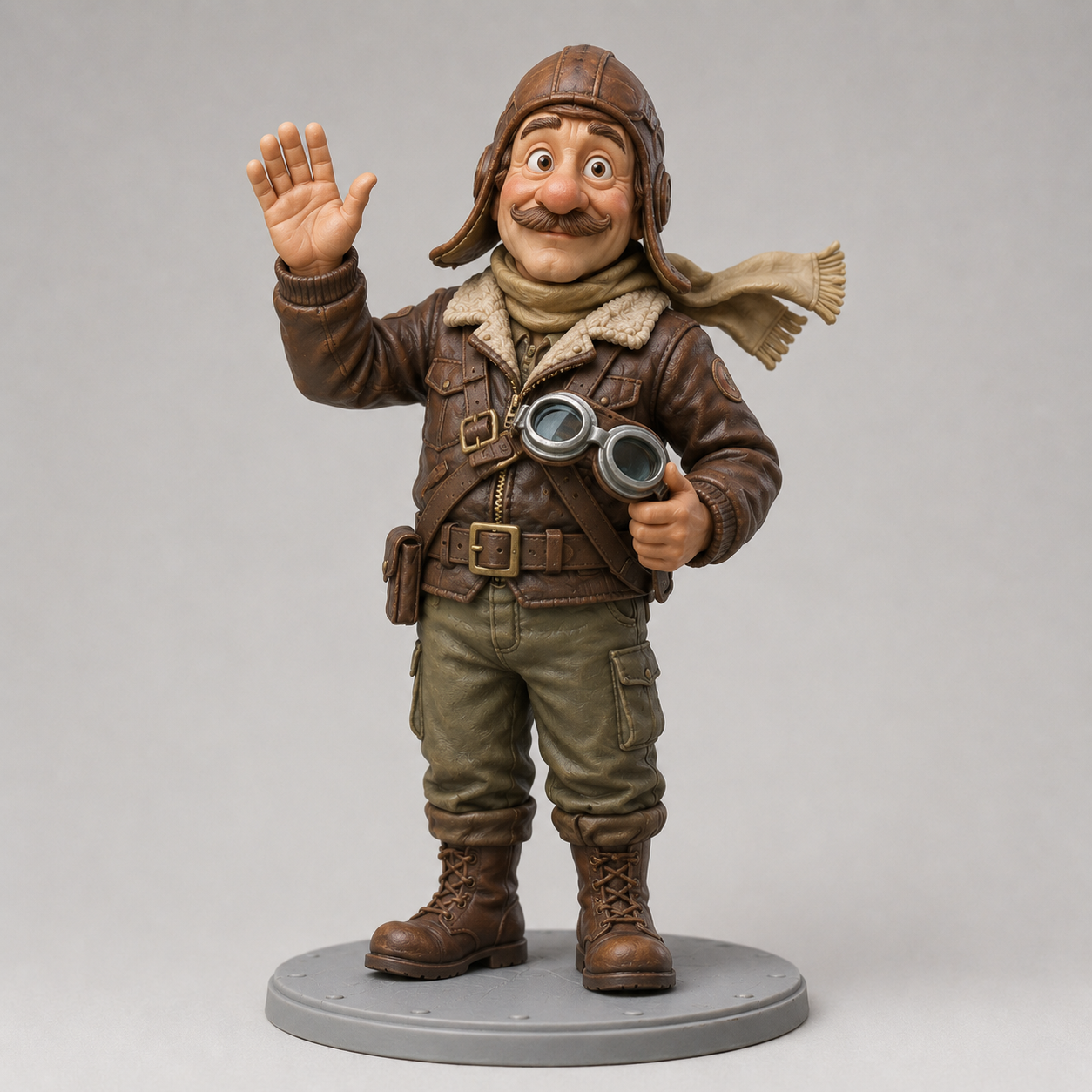 Pilot Winken/Pilot waving