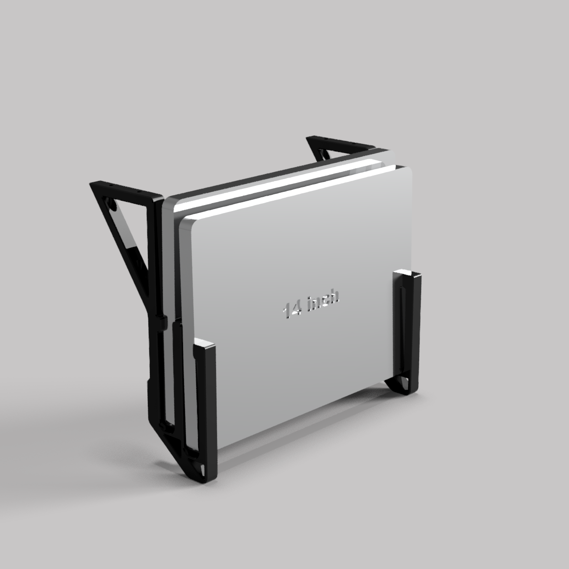 Dual Laptop & Tablet Mount — Wall or Under-Desk | 14" & 16" Variants