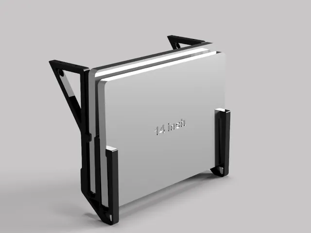 Dual Laptop & Tablet Mount — Wall or Under-Desk | 14" & 16" Variants
