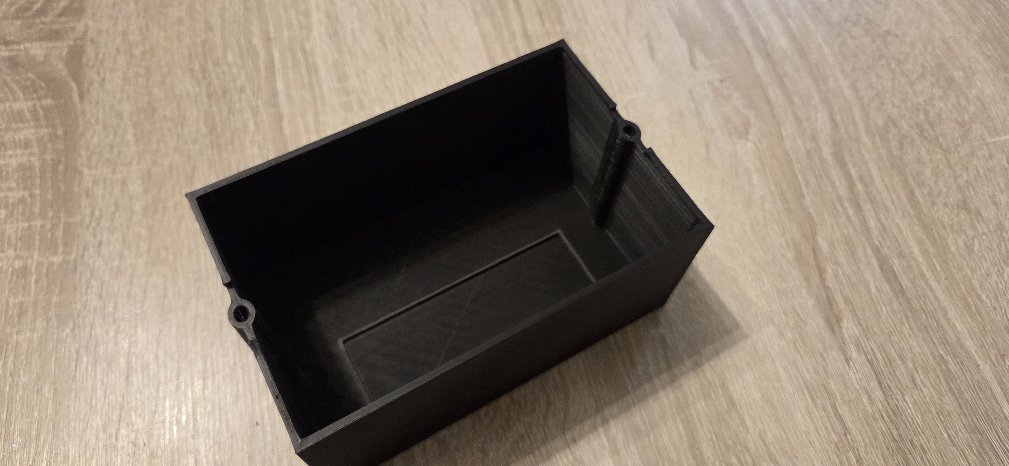 Electrical socket box with sonoff placeholder