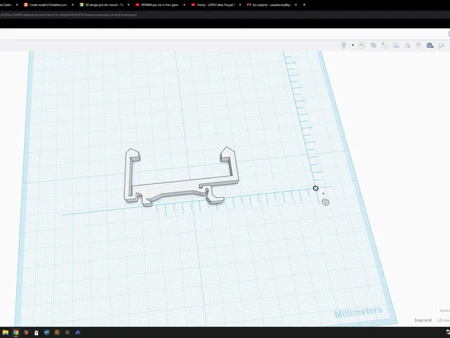 5x7 pcb holder Din mount