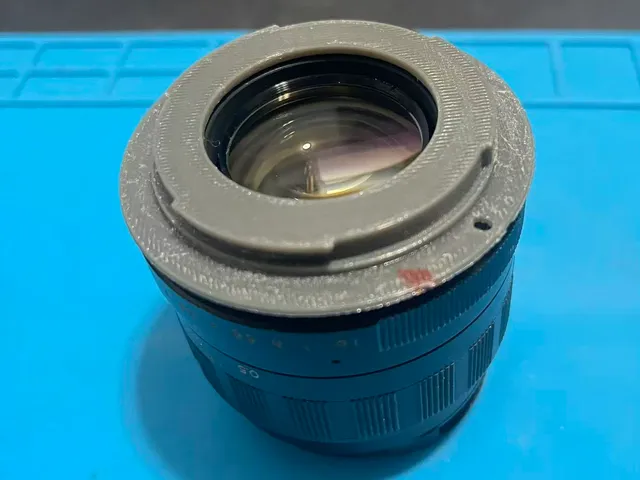 M42 to Canon EF adapter with auto pin push down