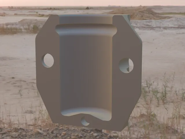 Candle mold without embossed pattern