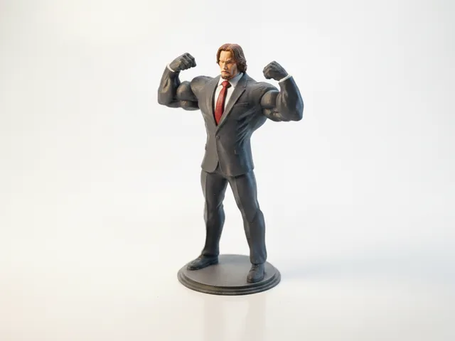 Buff John Wick Figurine Action Hero 3D Printable