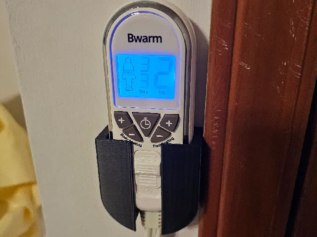 Bwarm heated mattress pad remote holder
