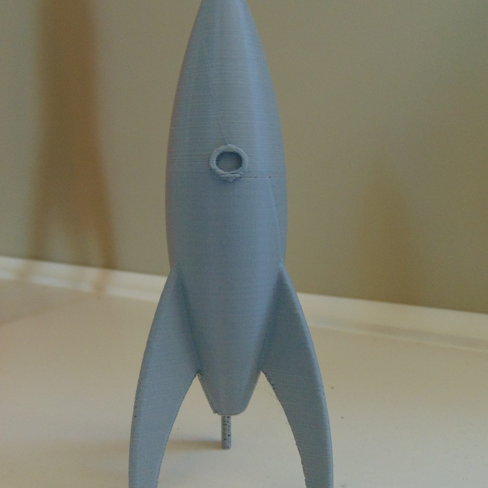 Miniatura 3 do modelo 3D Classic Space Rocket