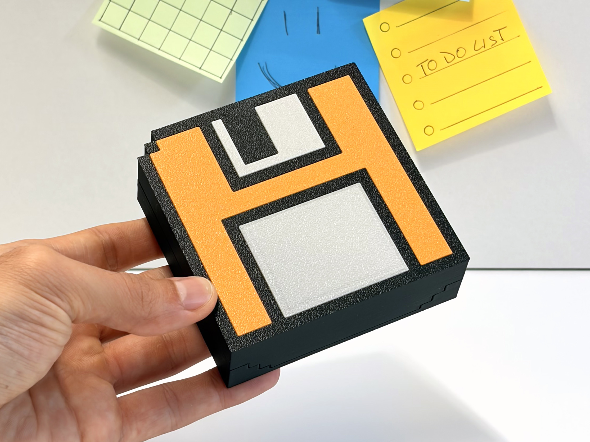 DISKETTE - Floppy Disk Sticky Note Box