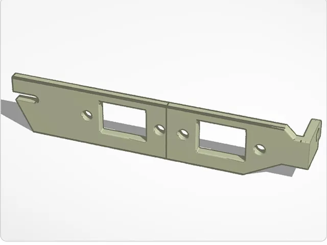 Optiplex Micro Dual Lan Bracket