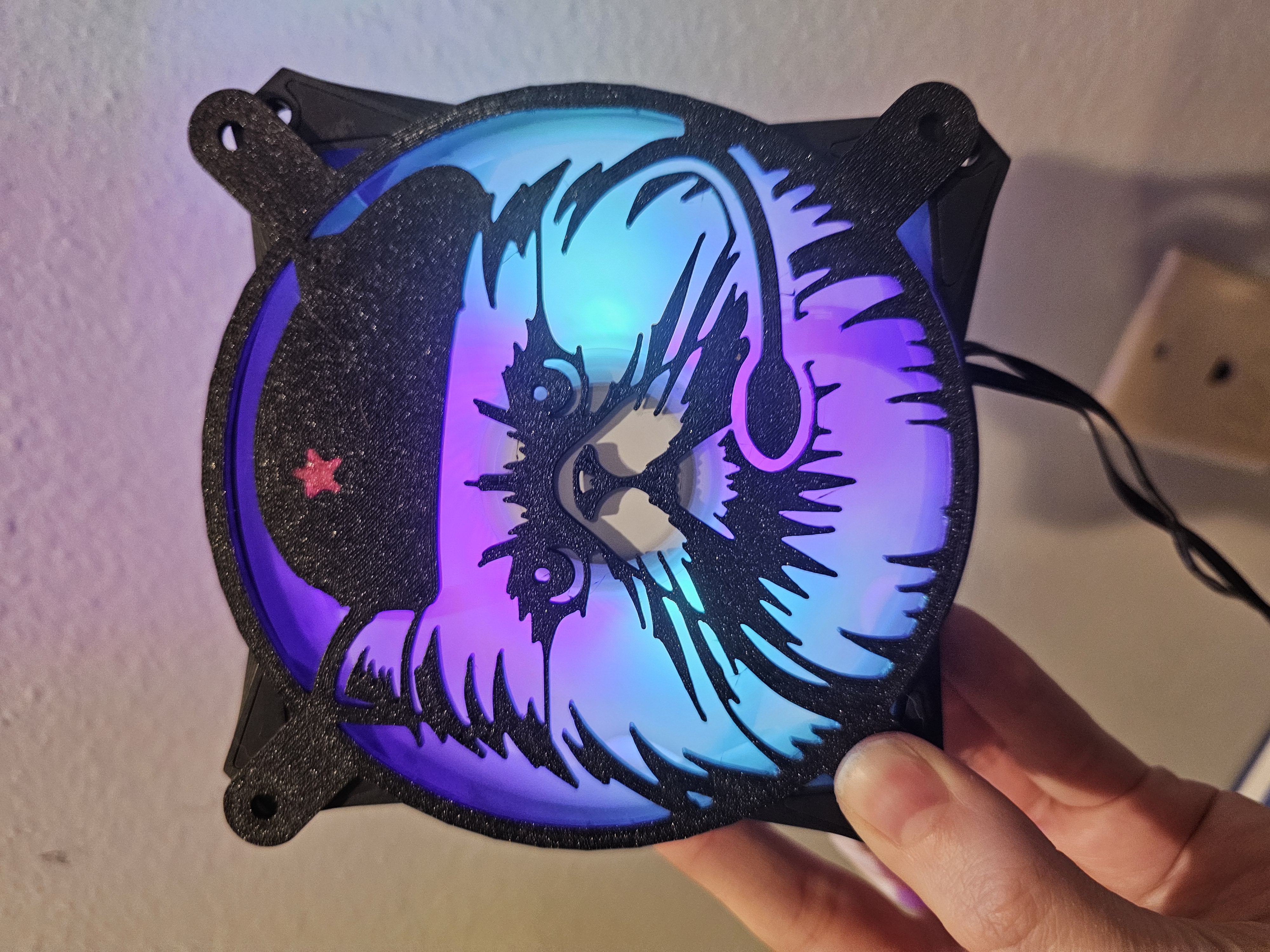 Princess Donut 120mm Fan Cover