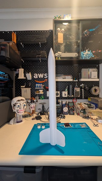 Modular 700mm High-Power Research Rocket | Optimized for 24mm E-Class Motors 3D model