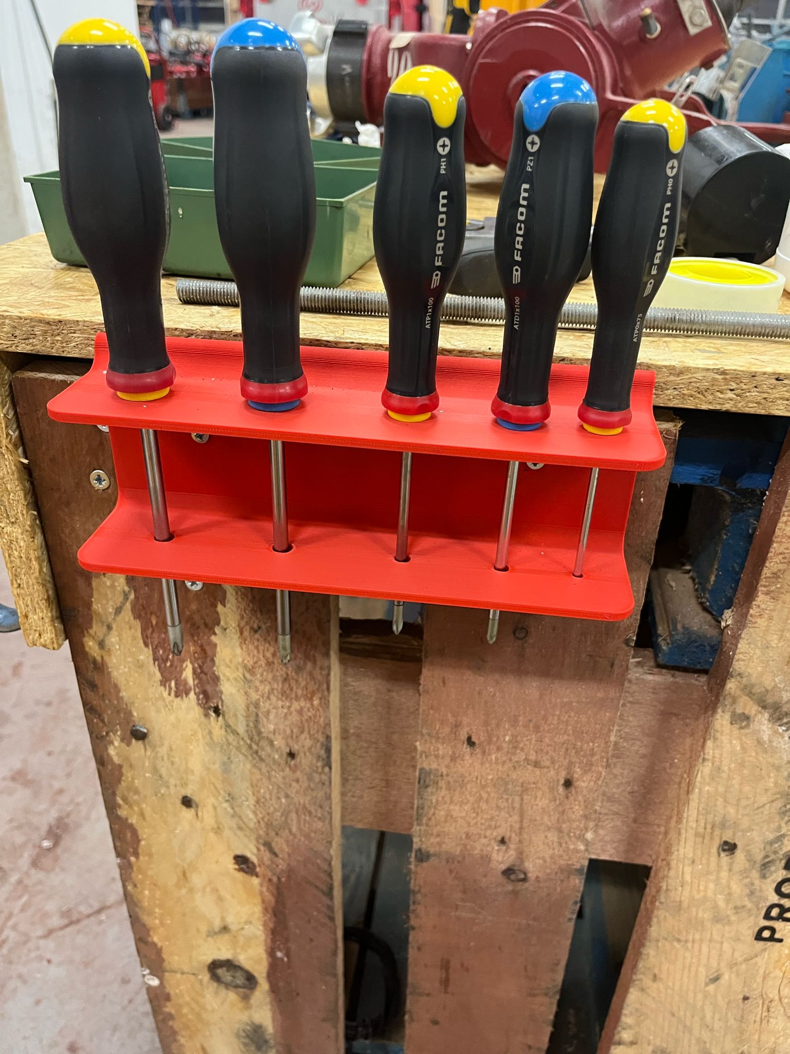 Facom screwdriver holder / Soporte para destornilladores Facom
