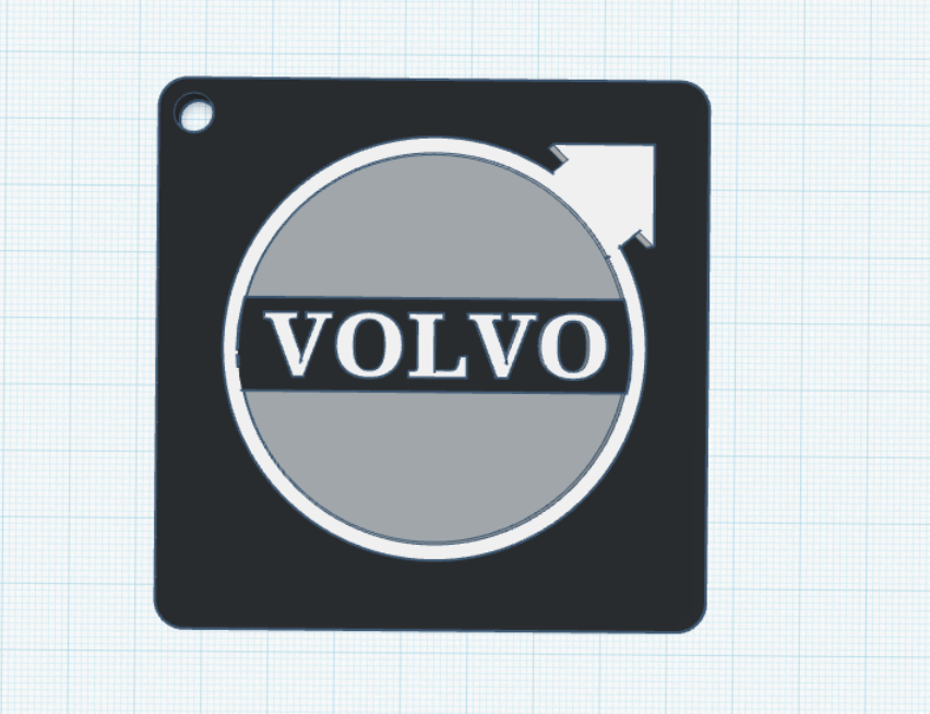 Volvo Keychain