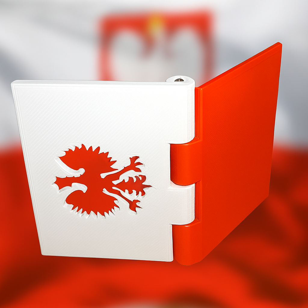 Polska Poland Eagle Business Card Holder