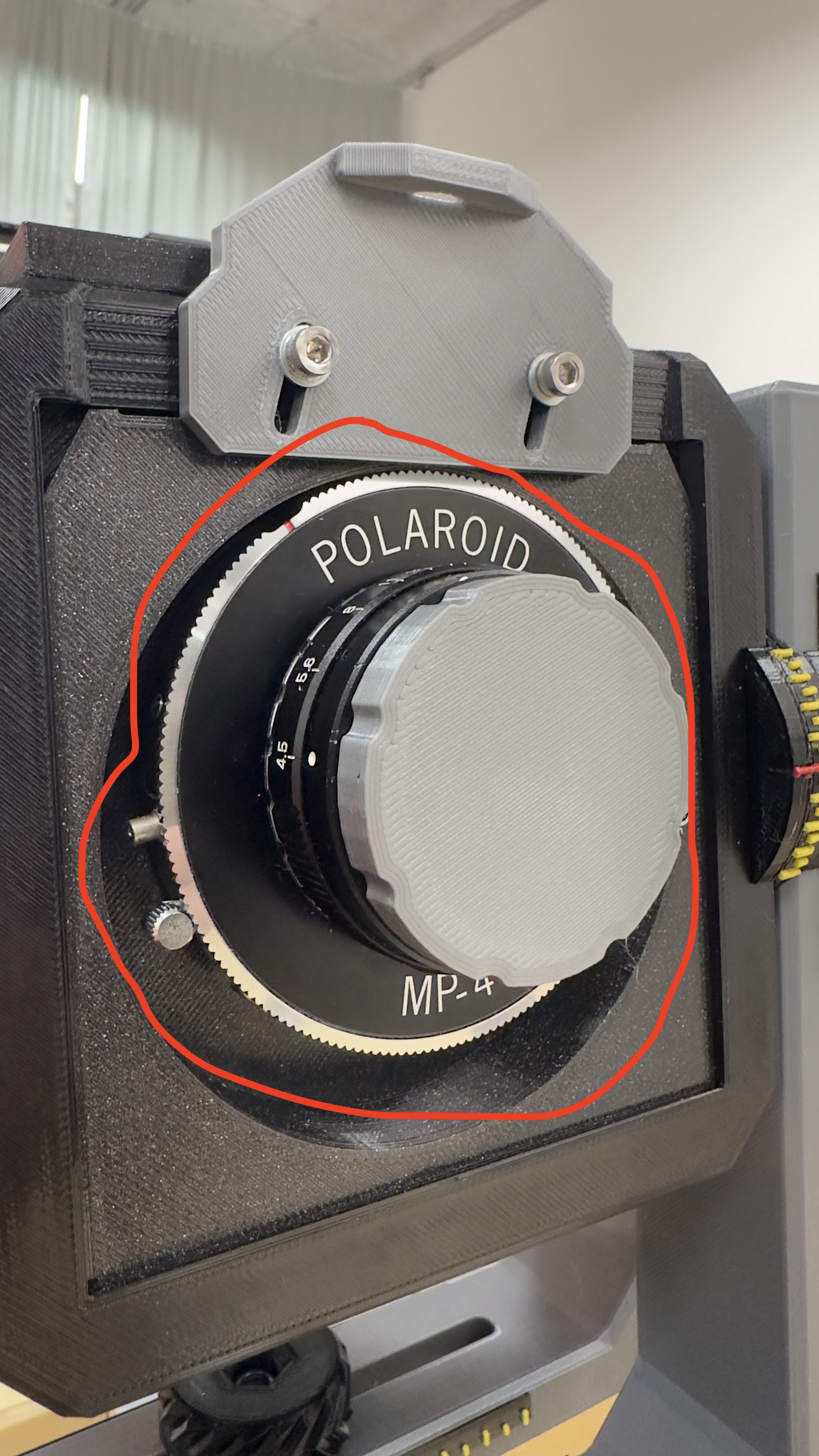 Vega recessed board and adjusted Front bellows frame 3D model thumbnail