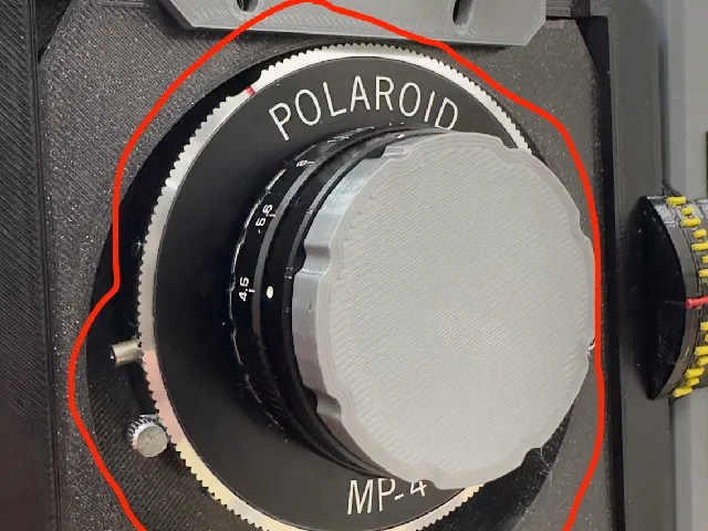 Vega recessed board and adjusted Front bellows frame