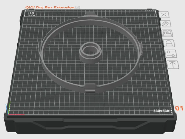 Qidi Dry Box Extension for Wider Spools