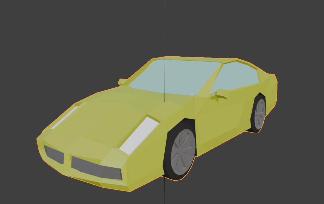 Porche 911 low poly