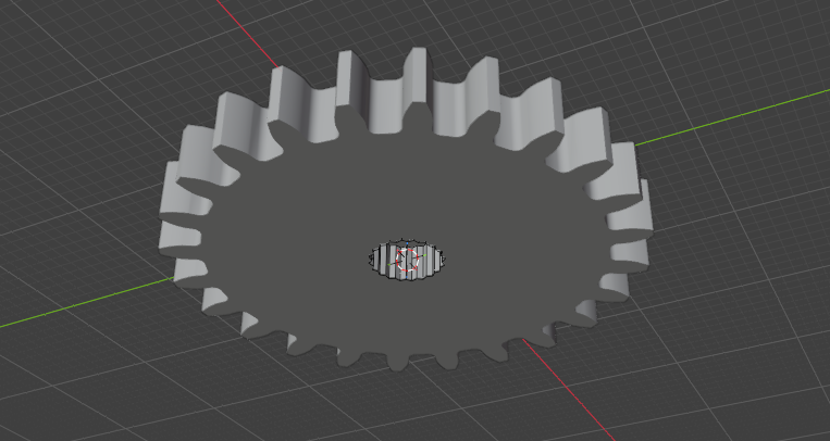 Snug fit 24 tooth gear for SG90 Iris