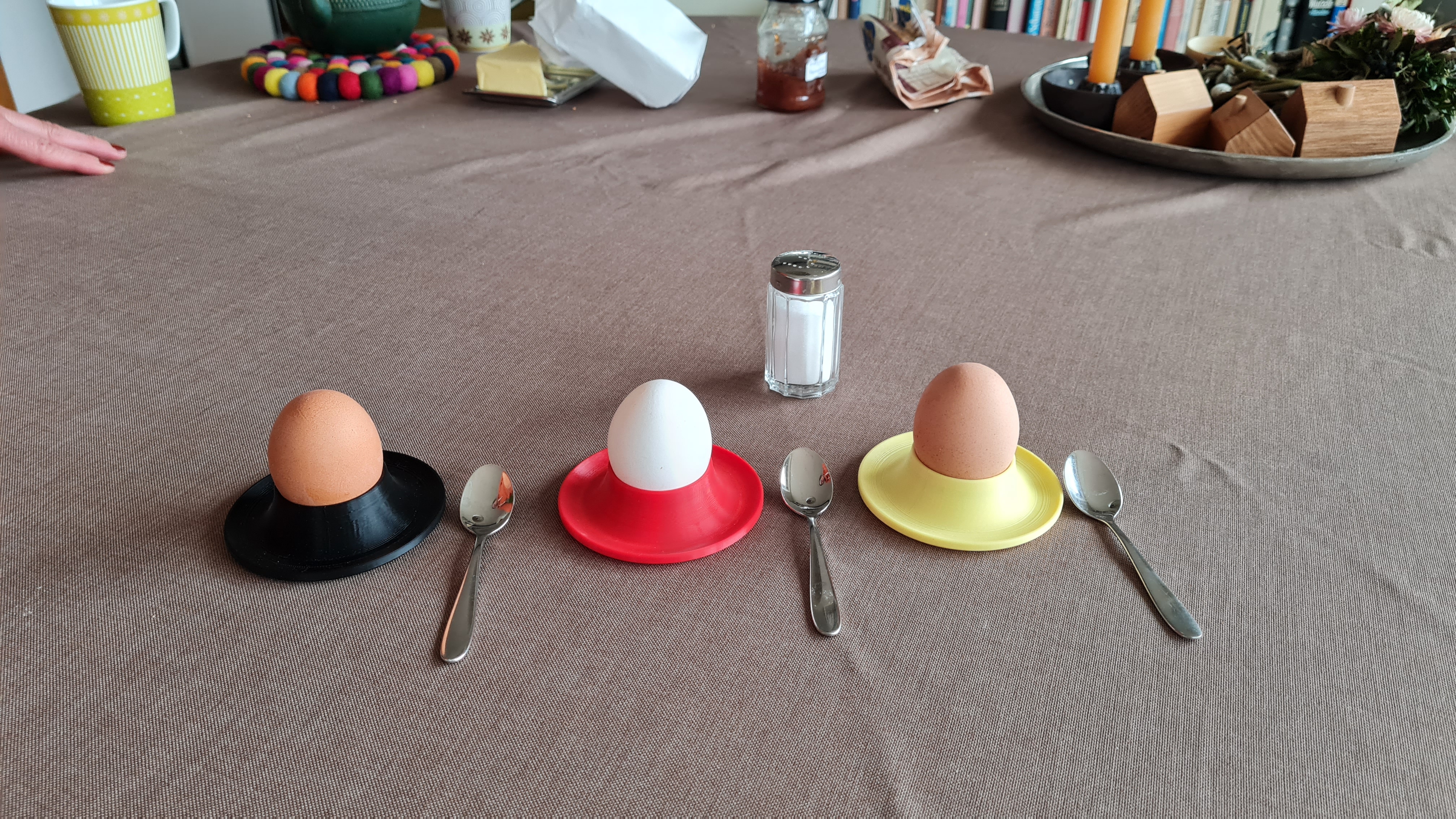 Miniatura 2 do modelo 3D Stapelbarer Eierbecher