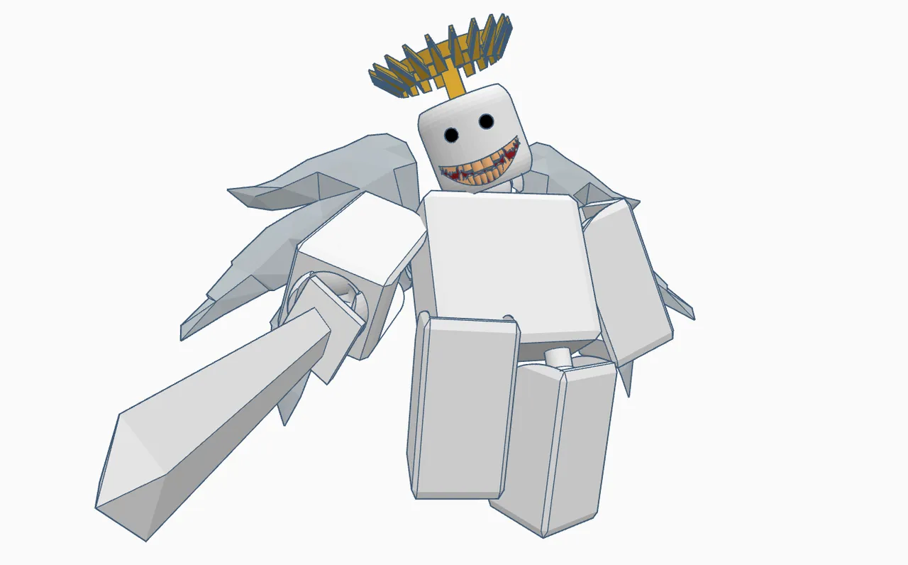 Articulated Subject_0 from Forsaken Roblox Figure by FanBlox
