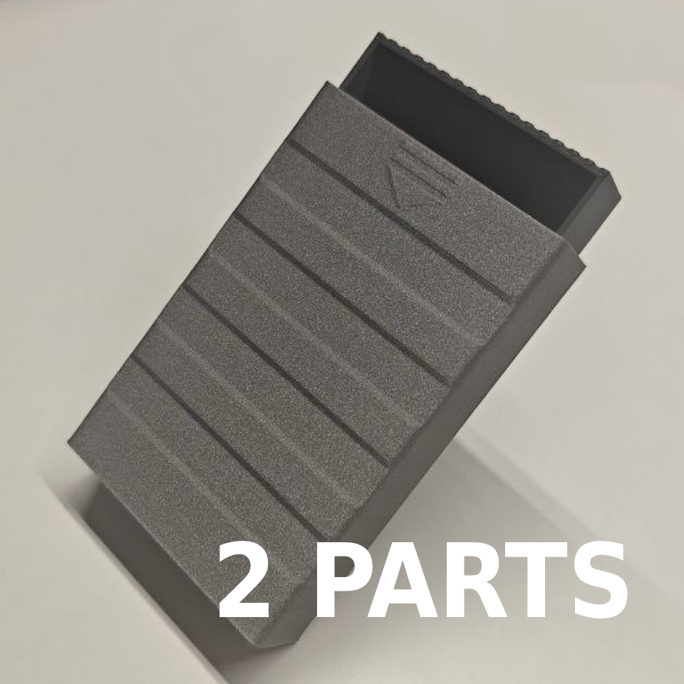 Mechanical Push Latch Box, two parts only