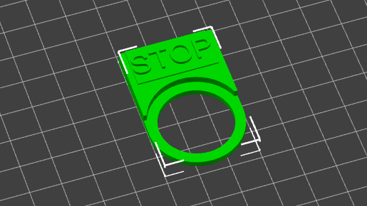krytka pod tlačítko stop  cover under button stop
