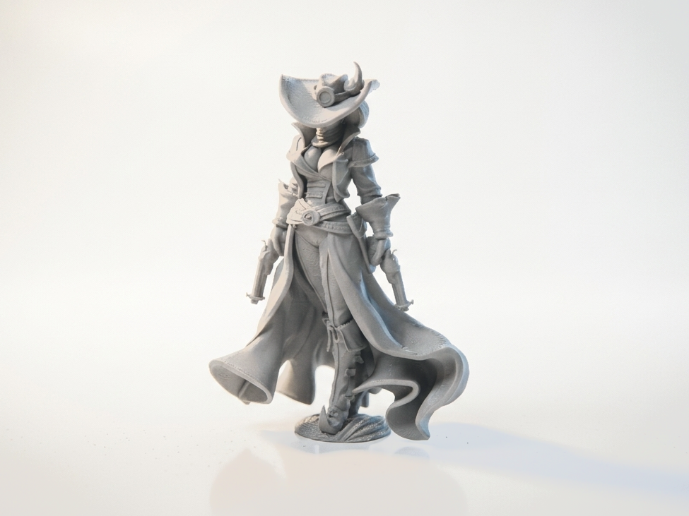 Miss Fortune Pirate Statue LOL Champions 3D Printable