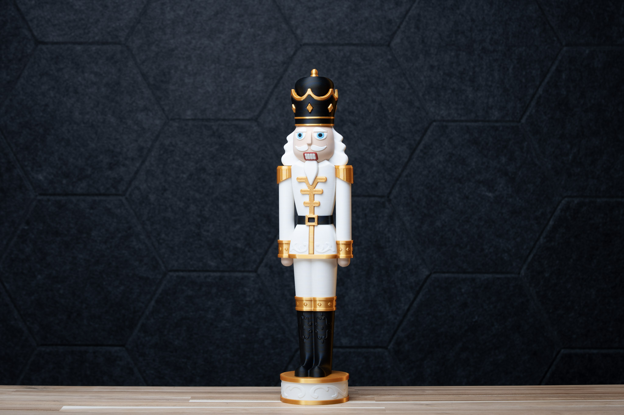 Ornate Nutcracker (No Support, No AMS, No Glue)