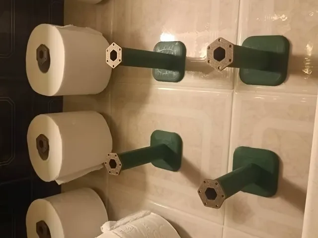 Wall-mounted toilet paper storage holder