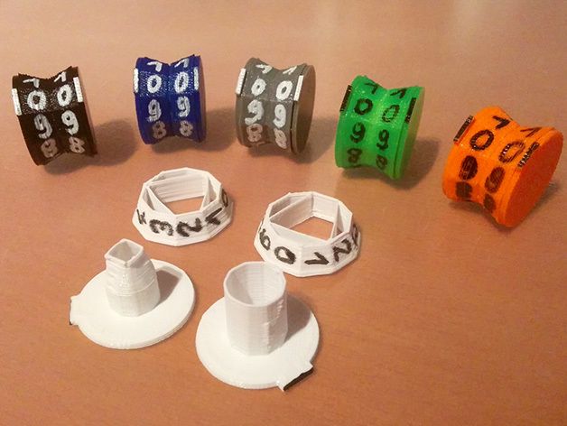 Spinning Life Counter 3D model