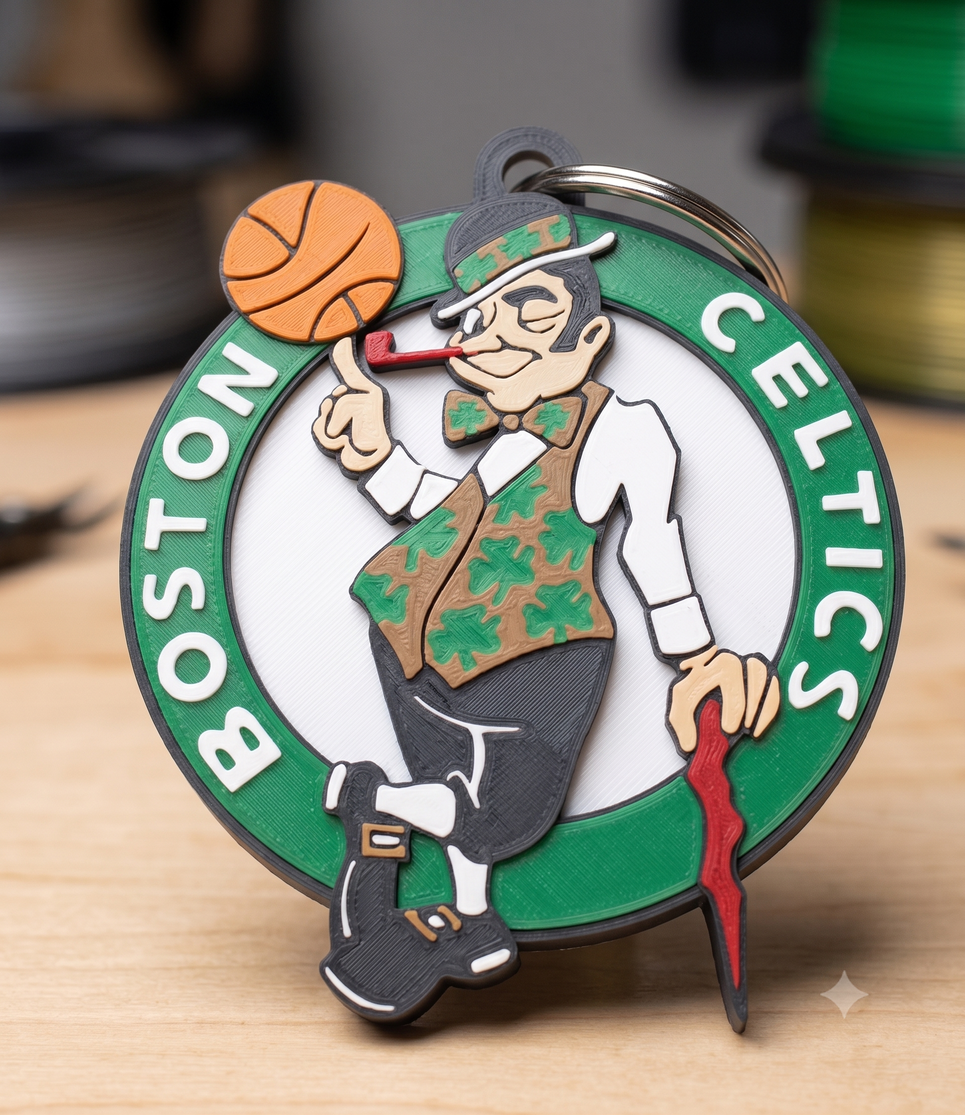 HypeTag — Boston Celtics Keychain / Pendant