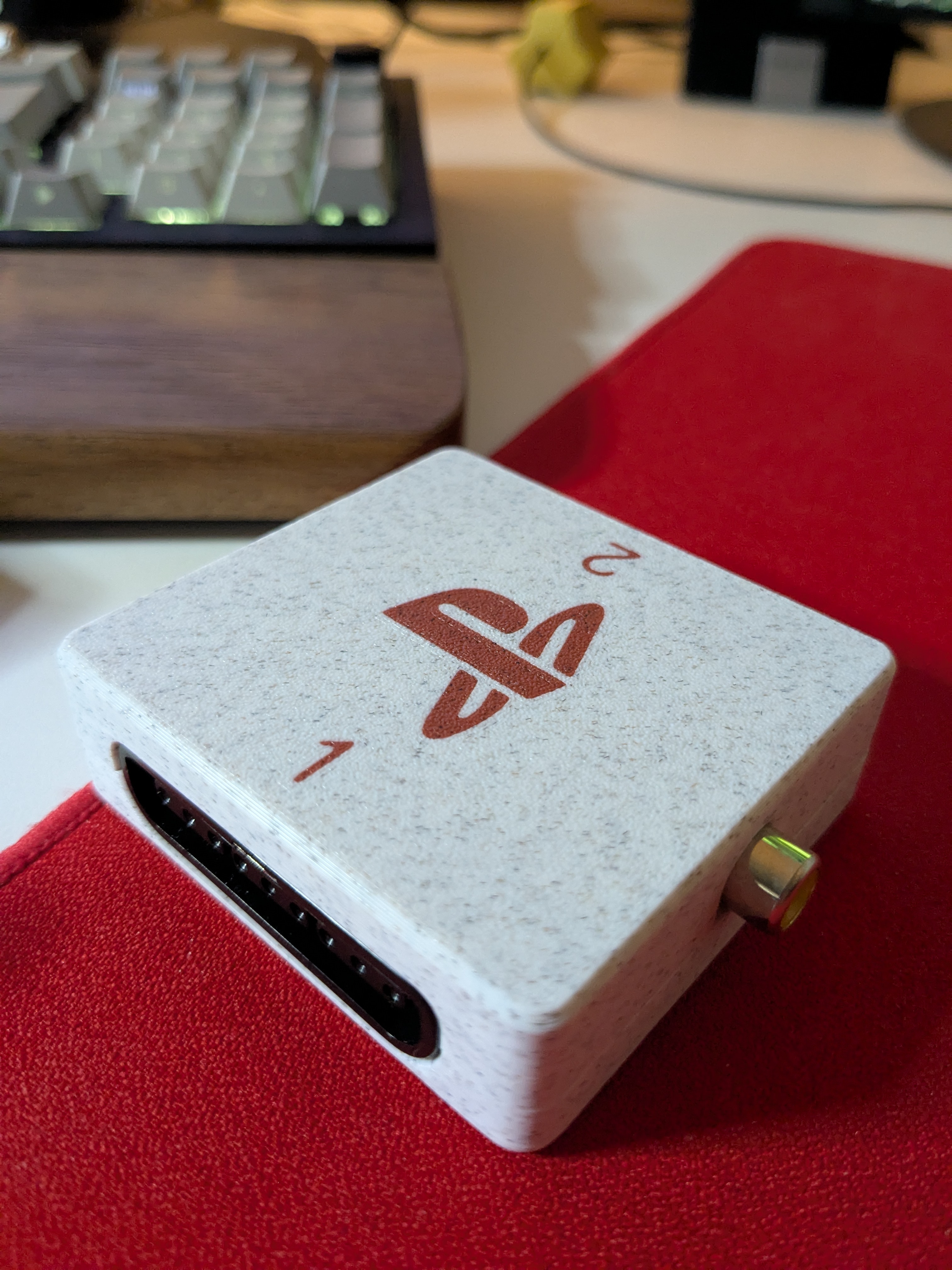 MiSTer FPGA PSX SNAC Adapter Shell without MC Slots with logo and internal supports