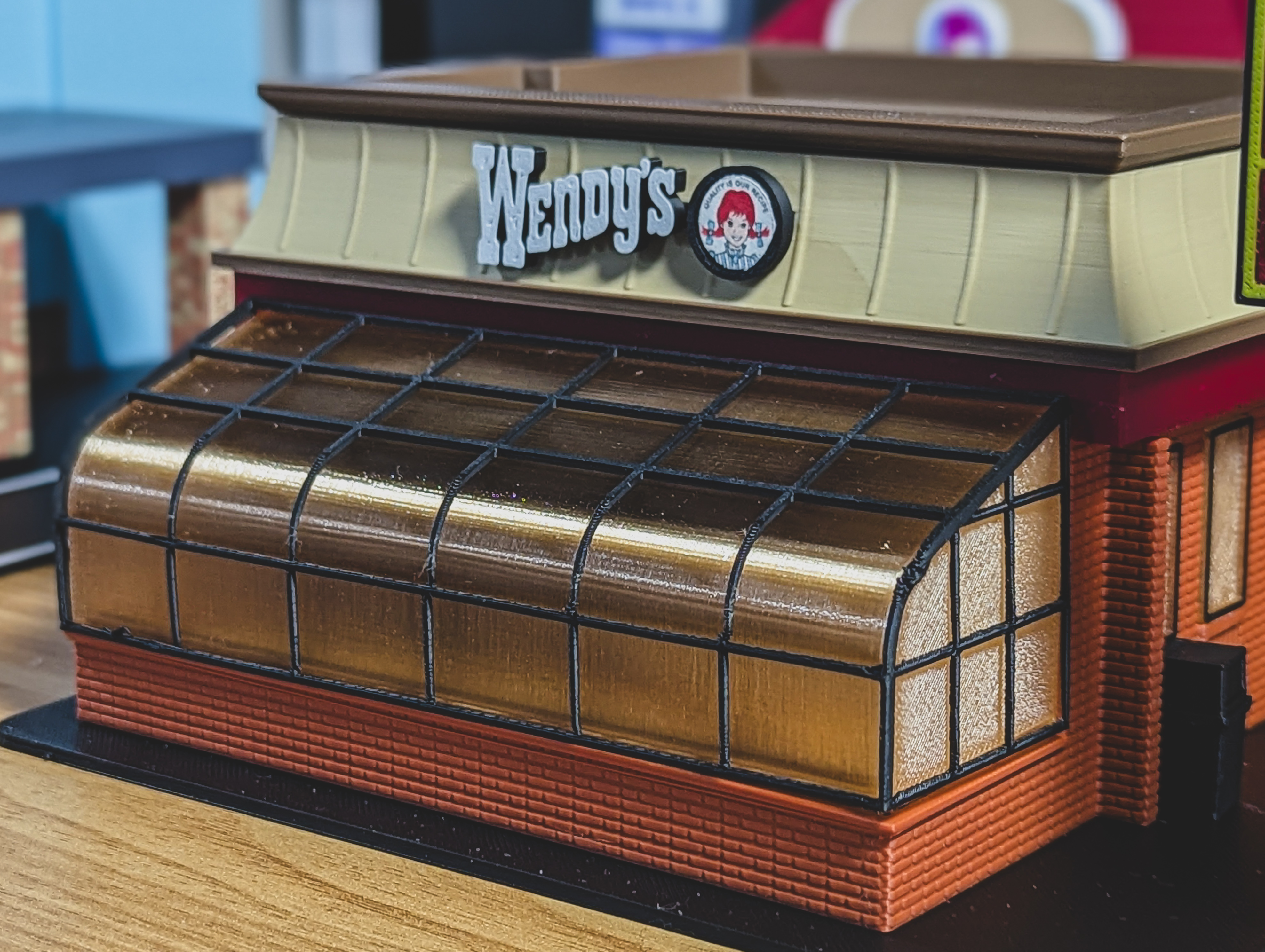 Retro Wendy's Model Set - 1:64 Scale Diorama — thumbnail 12