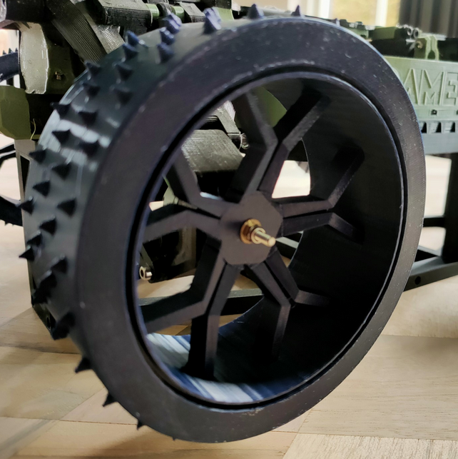 Ultra light Cramer Wheel 120mm