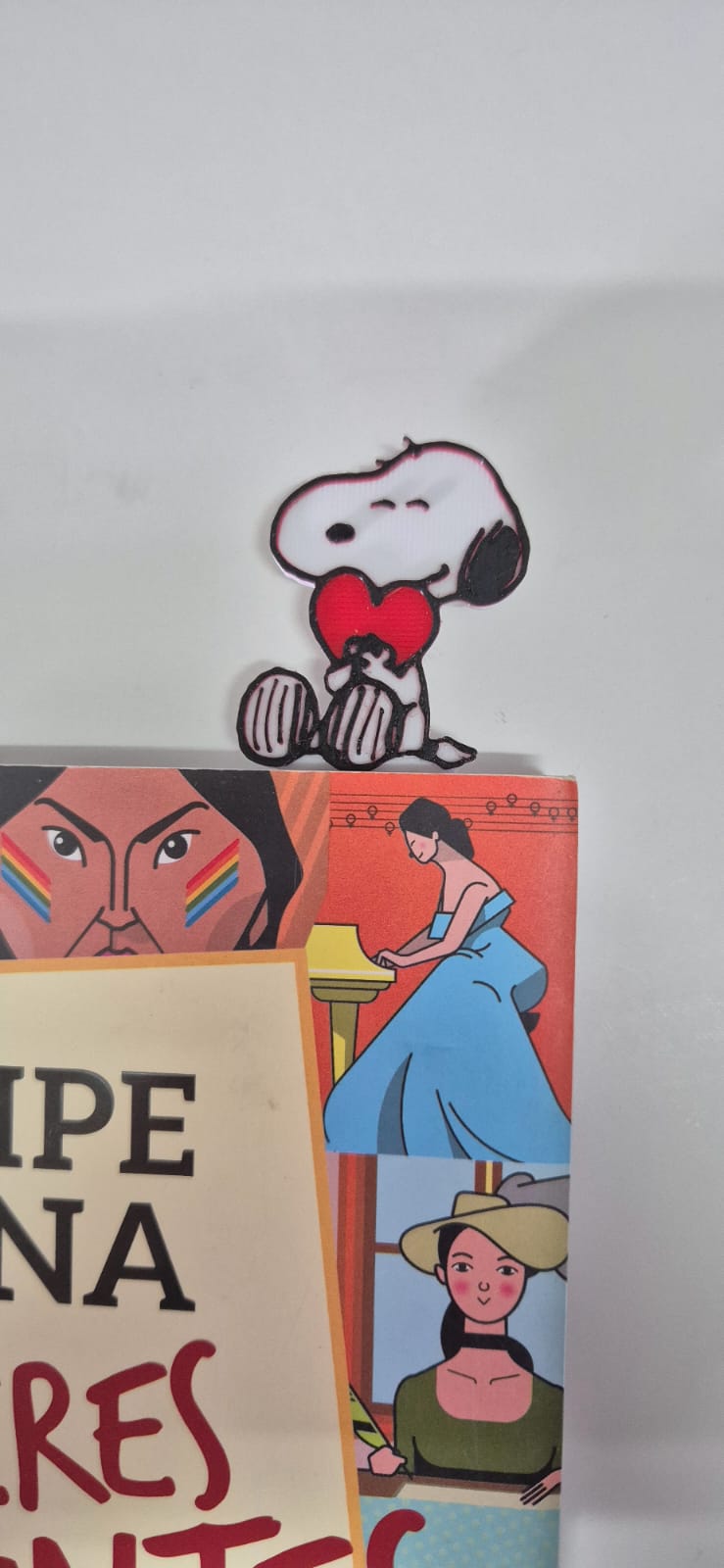 Marcador libro Snoopy