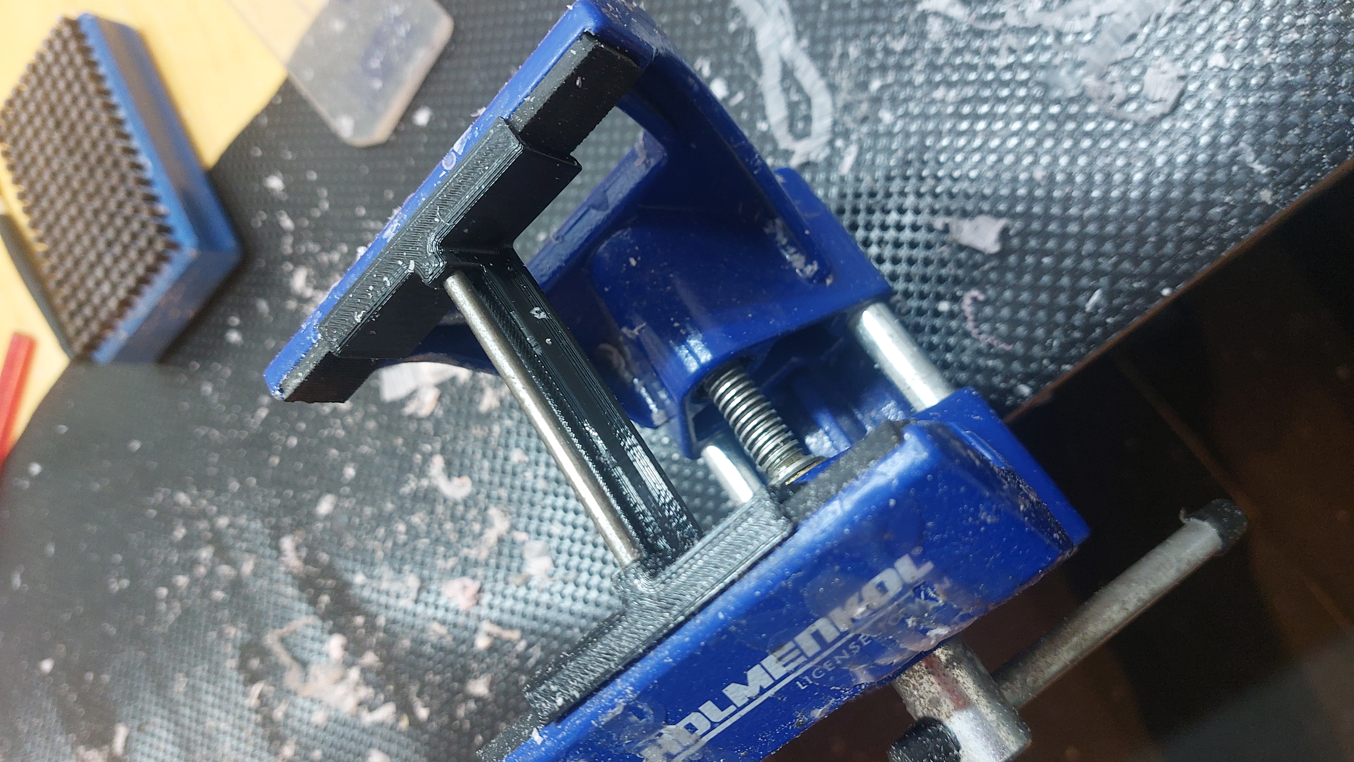 Nordic Adapter for Alpine Ski Vise Clamp