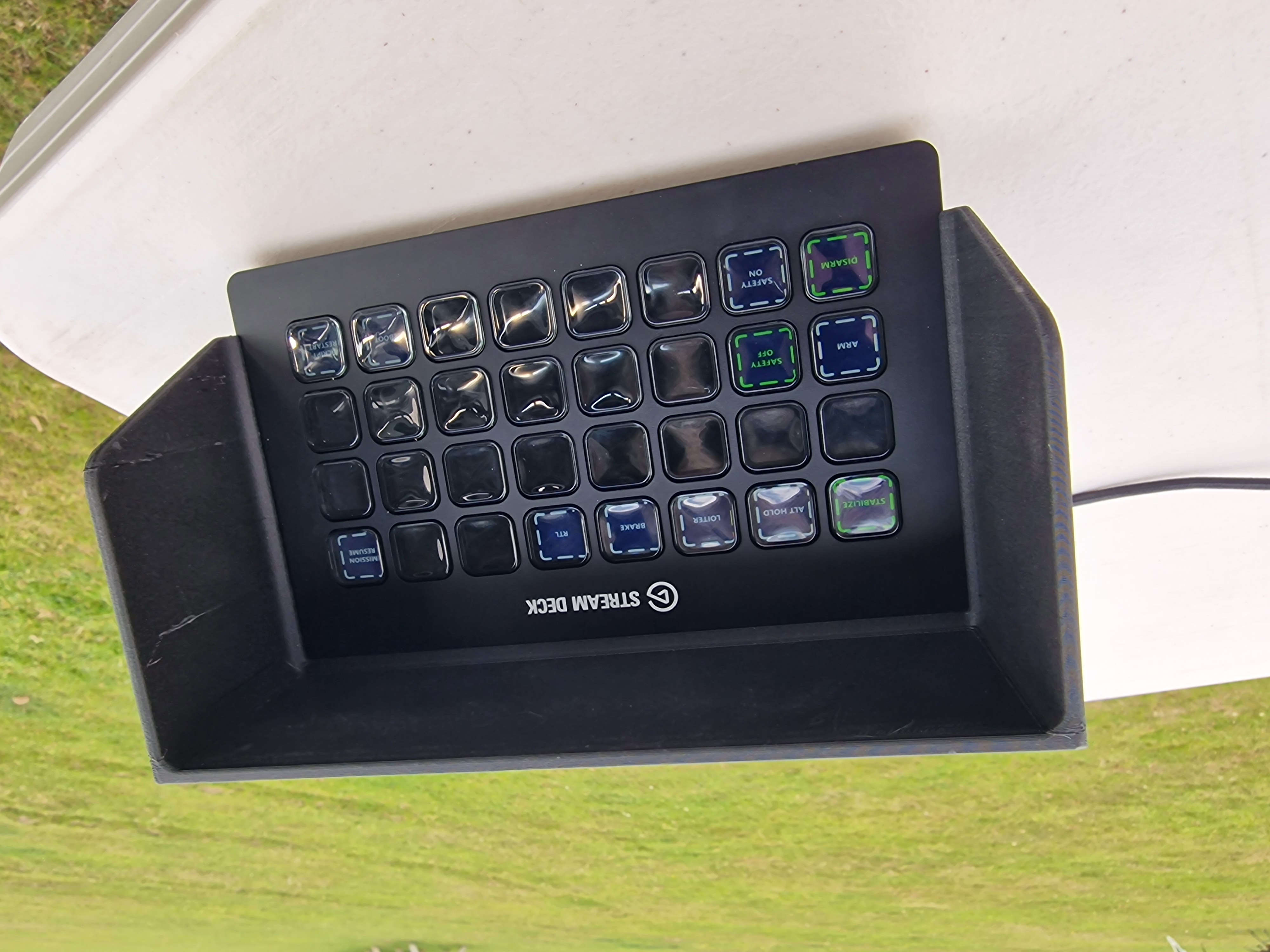 Stream Deck XL sun shade