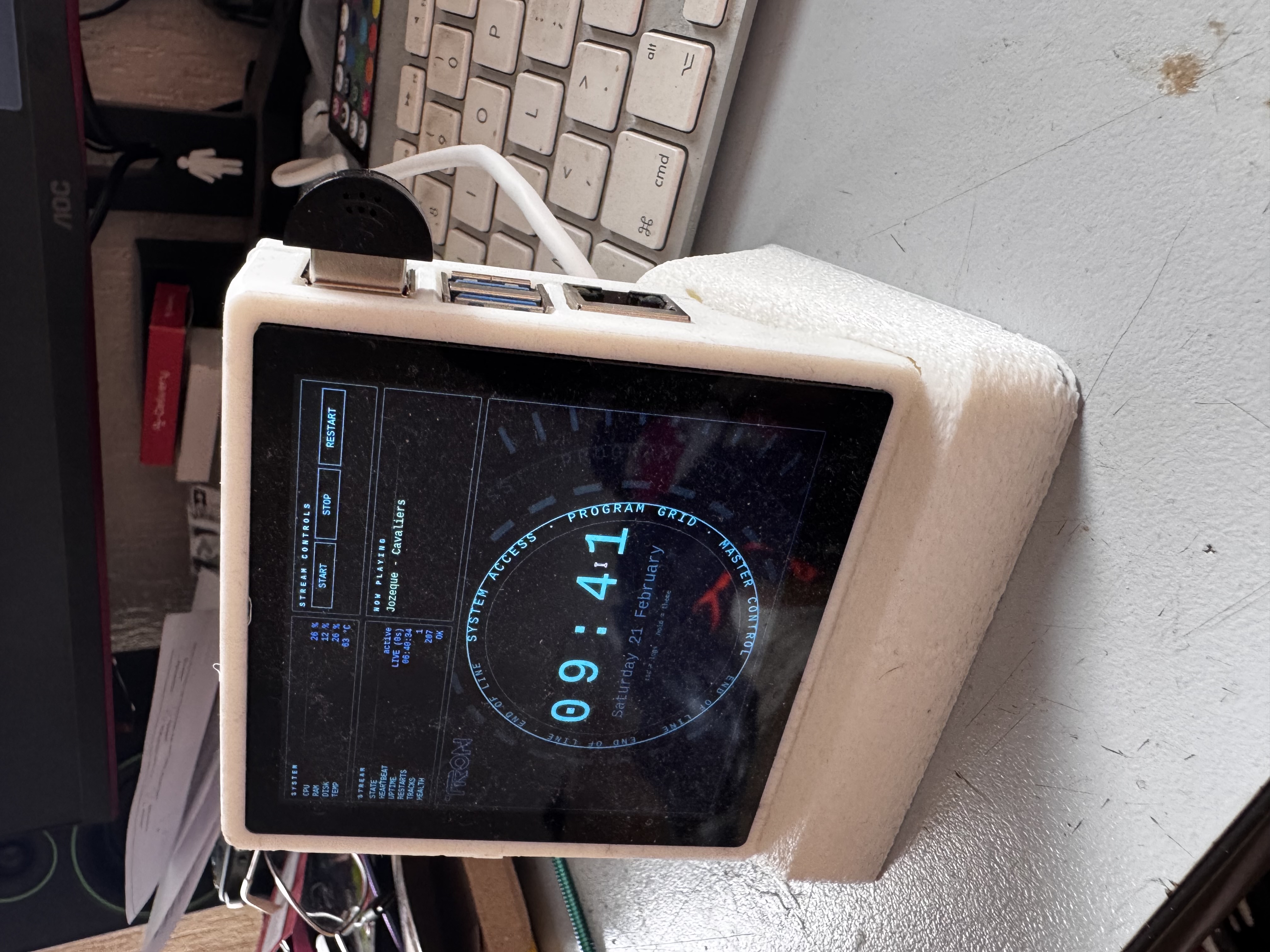 GDMK - Hyperpixel 4.0 Square Touch with Raspberry Pi5 enclosure (work in progress) — miniatura 8