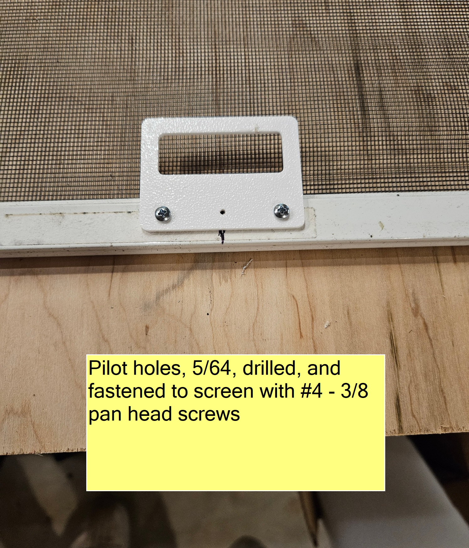 Miniatura 5 do modelo 3D Window screen pull handle replacement