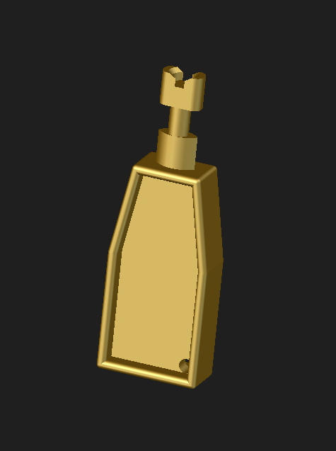 Door contact service key 0V1654