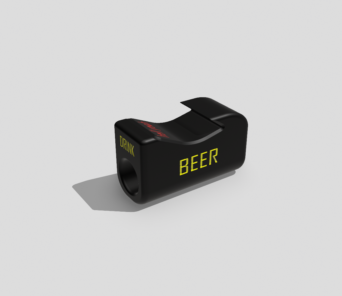 Emergency beer opener bead