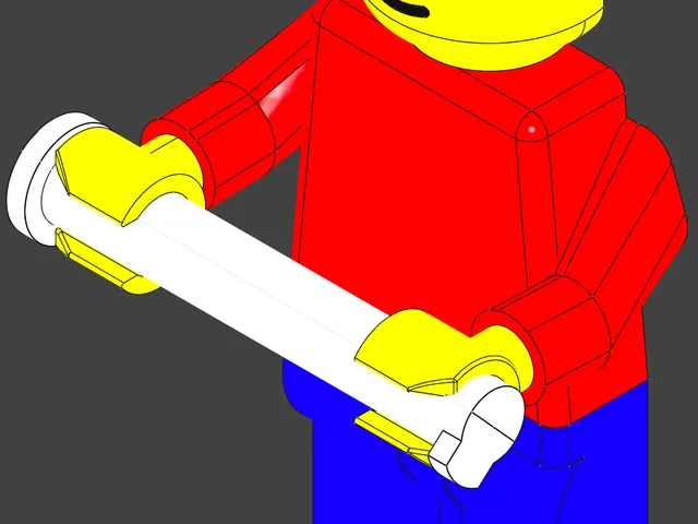 Legomännchen-Figur als WC-Papierhalter