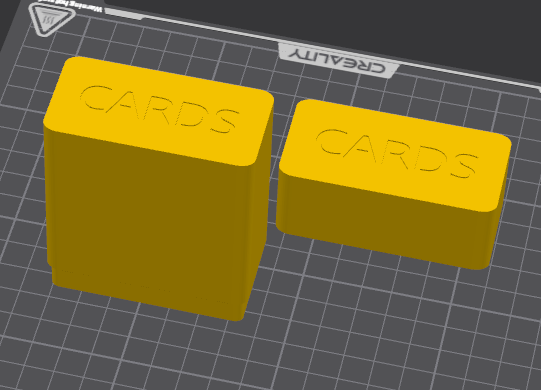CARDS (2 decks) box