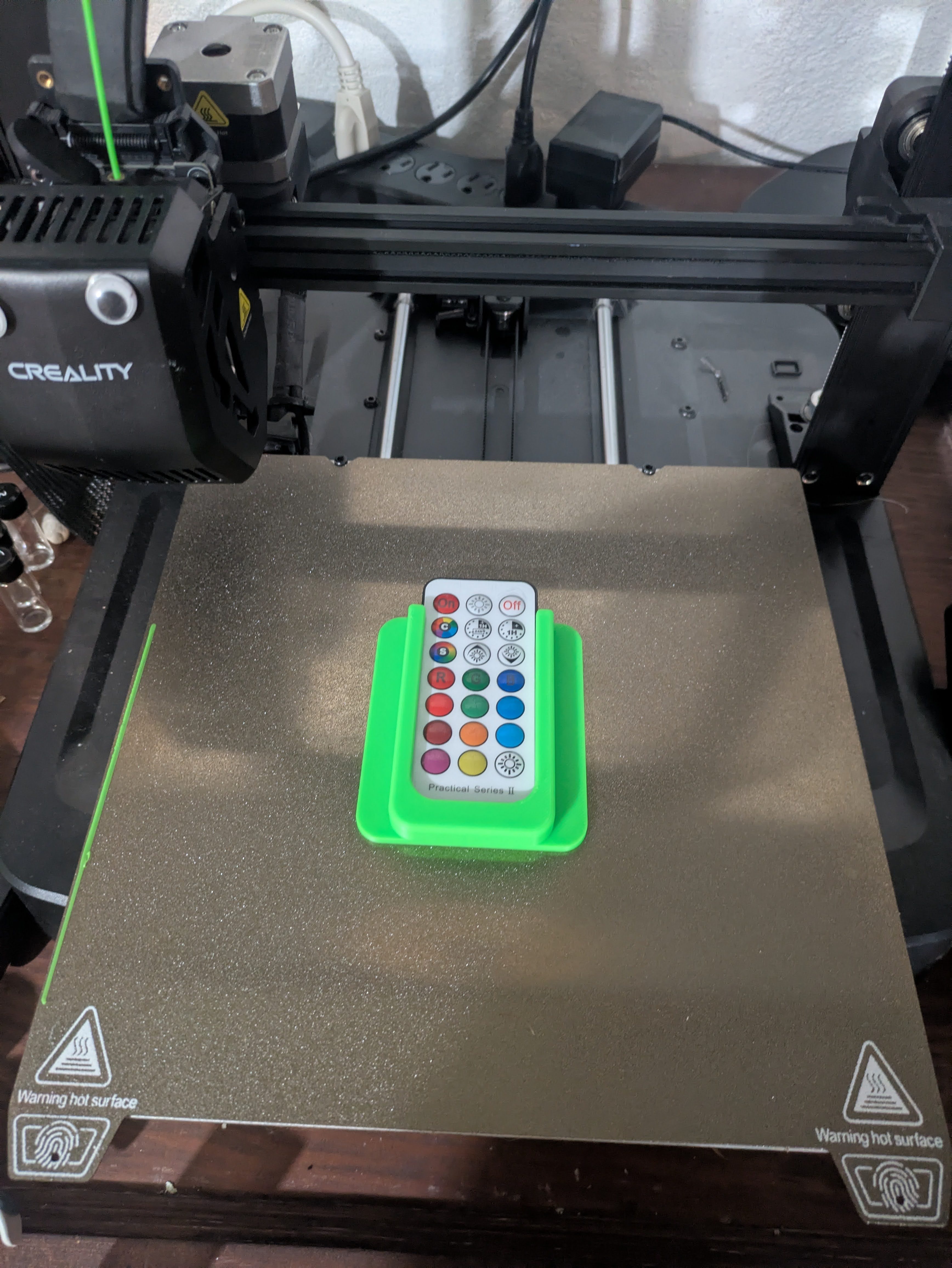 RGB LED Remote Control Holder