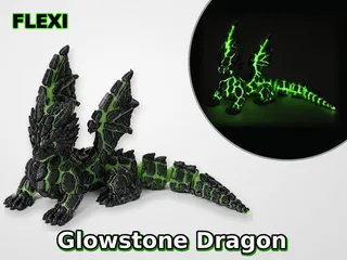 Flexi Glowstone Dragon – Glow-in-the-Dark Special Edition by