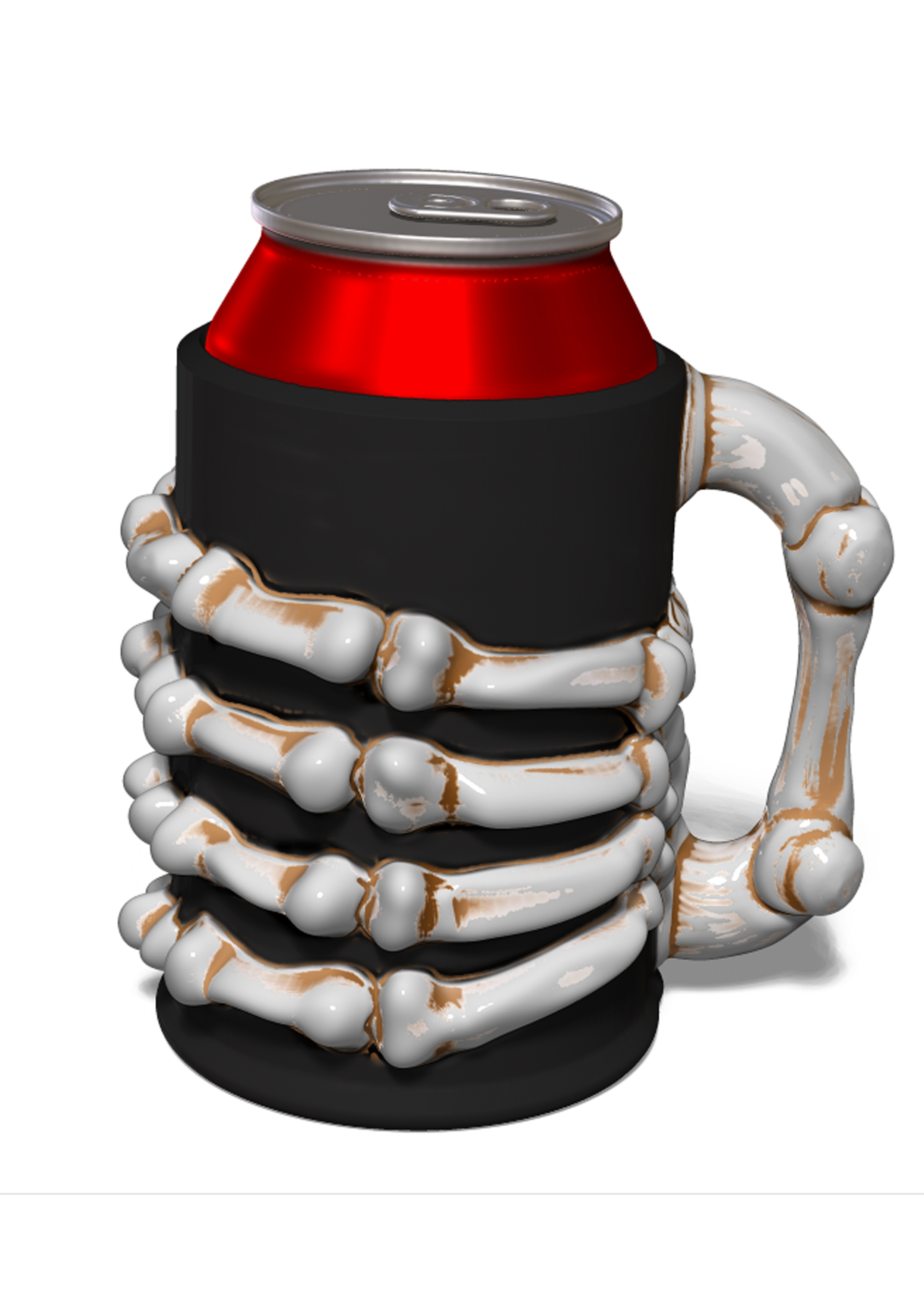 Skeleton Hand Soda Holder