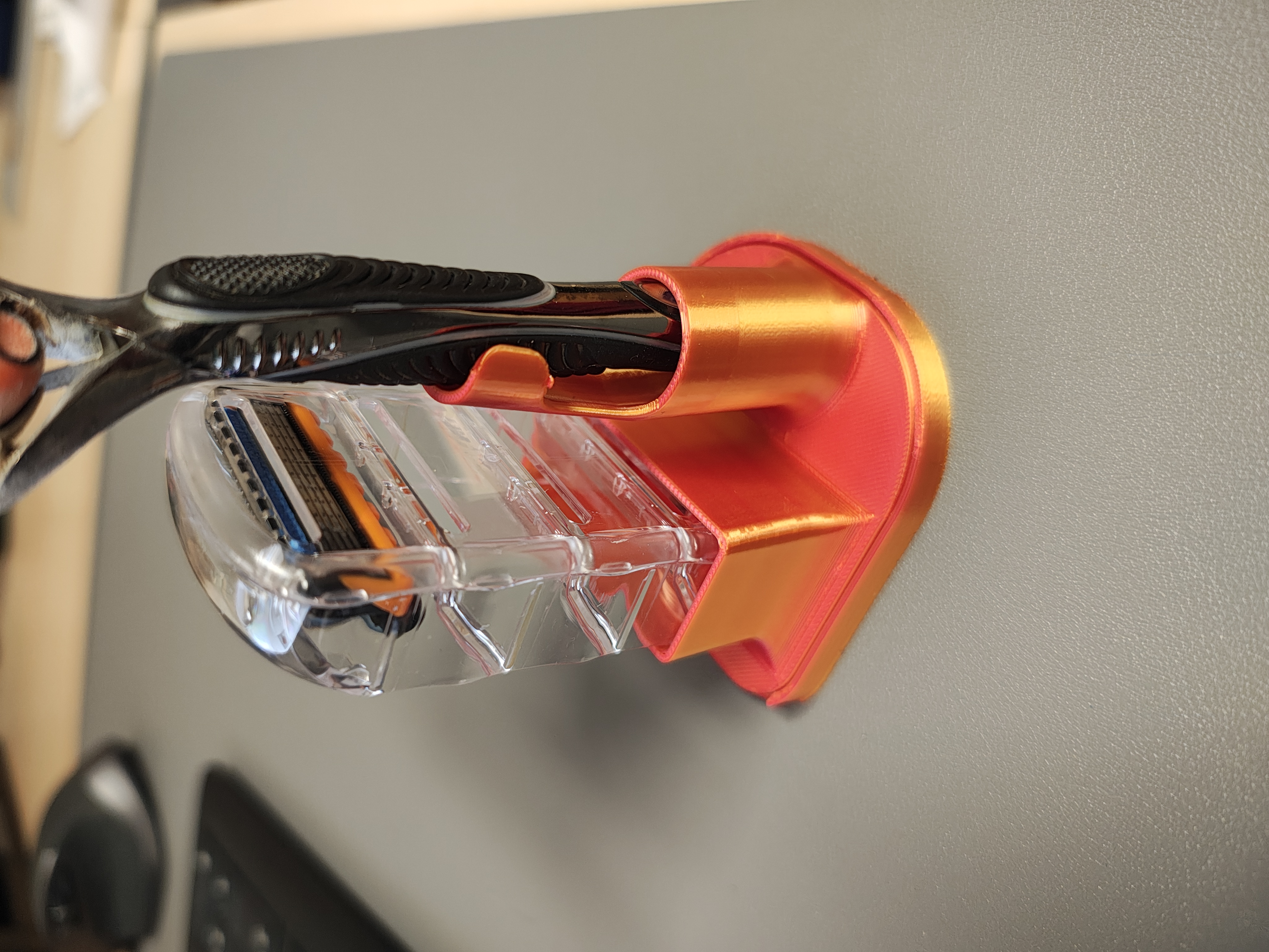 Gillette Fusion Razor Stand with coaster