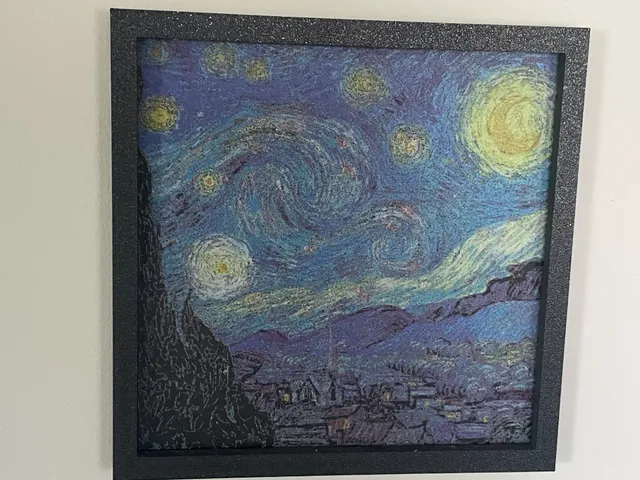 The Starry Night - Filament Painting