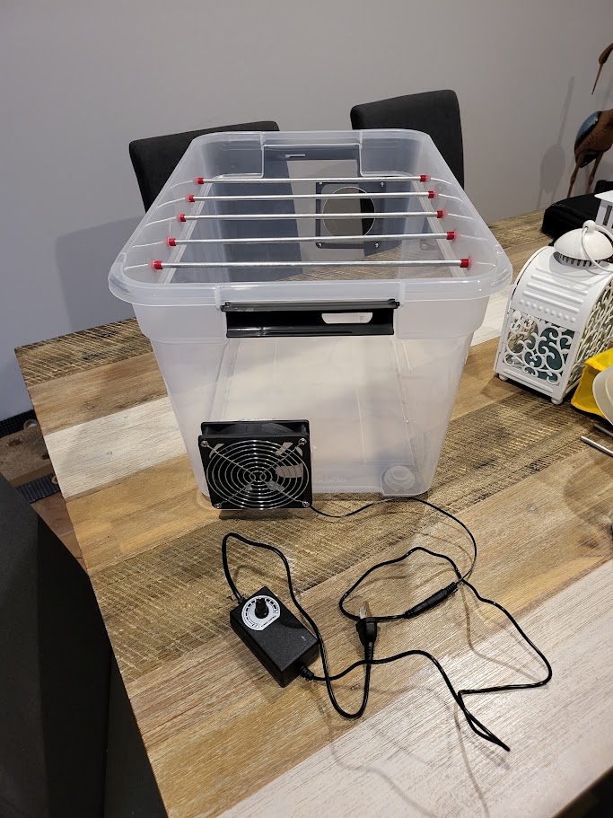Biltong Box Rod Holders